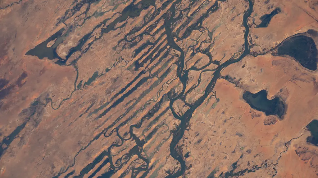 The Niger River in the African nation of Mali